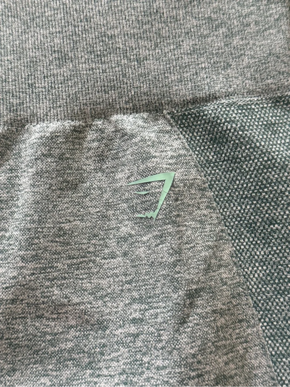 Gymshark Seamless High-Waist Leggings in Sage Green